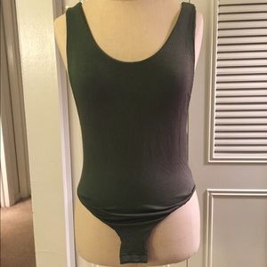 Aerie Plunge Green Bodysuit